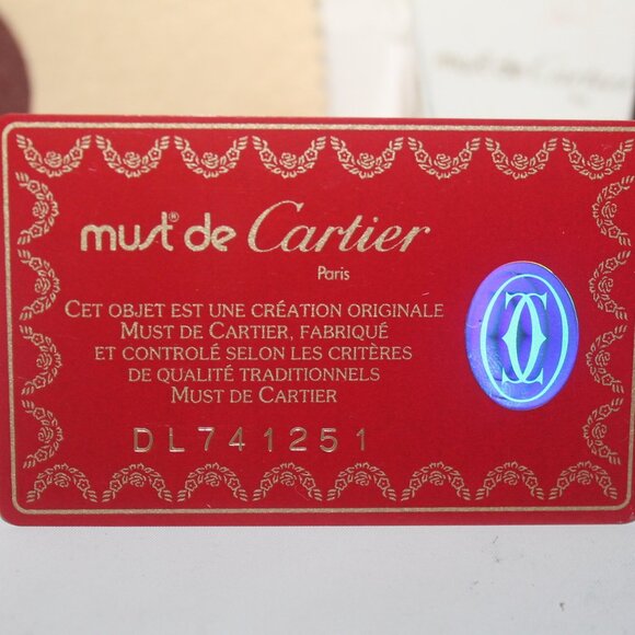 $940 Lk New Cartier Kiss Lock Wallet w Note Pad Box Auth Card Felt Protector - Picture 3 of 13